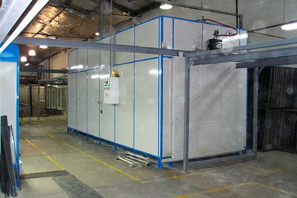 Horno para polimerización de pintura electroestática en polvo