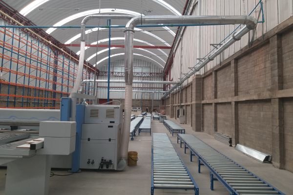 SISTEMA CENTRALIZADO DE EXTRACCION DE POLVO DE MADERAS